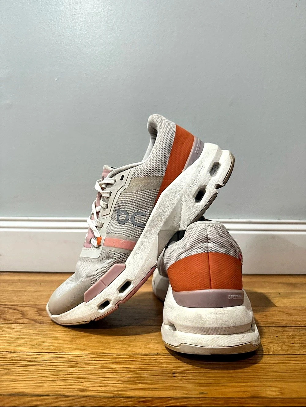 On Athletic Sneakers Gray & Pink US 7.5